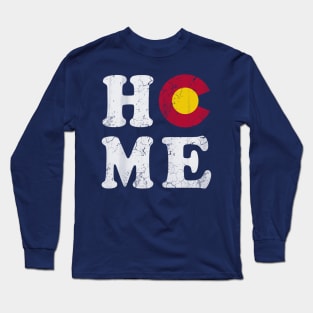 Colorado Home Flag Long Sleeve T-Shirt